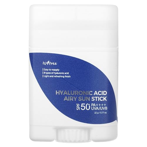 Isntree Hyaluronic Acid Airy Sun Stick - Crema Solare Ideale Per Gli Spostamenti Spf 50+