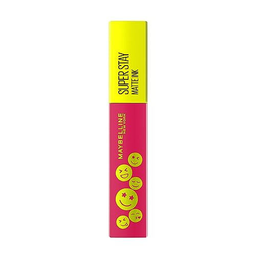 Maybelline New York Rossetto Liquido, Colore Intenso, Finish Extra Matte A Lunga Tenuta, No Transfer, Applicatore Di Precisione, Superstay Matte Ink M