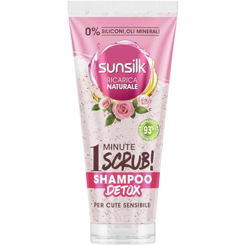 Ricarica Naturale 1 Minute Scrub! Shampoo Detox Per Cute Sensibile 200 Ml
