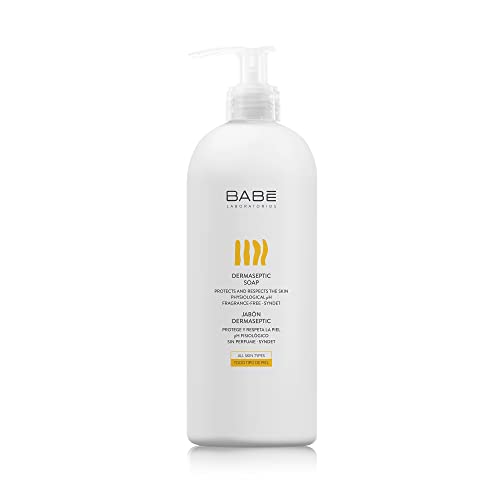 Laboratorios Babé - Jabón Dermaseptic | Transparente | Piel Grasa | Tendencia Acneica Corporal | Todo Tipo De Piel | 1000 Mililitros