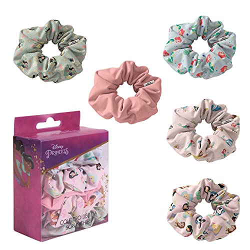 Cerdá Life'S Little Moments Pack 5 Coleteros De Tela Con Diseños De Princesas Disney - Licencia Oficial Disney
