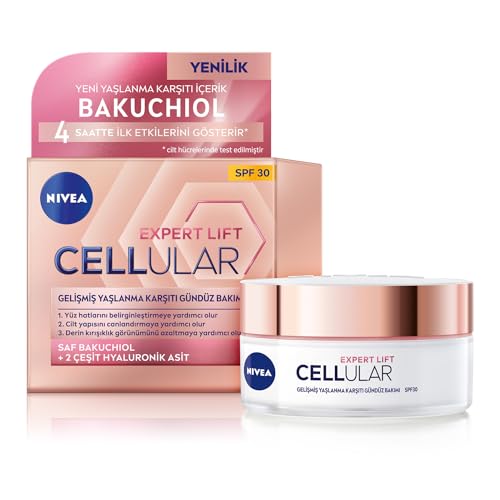 Nivea - Crema Giorno Hyaluron Cellular Filler, Spf 30, Antirughe, Per Una Pelle Più Elastica E Più Compatta