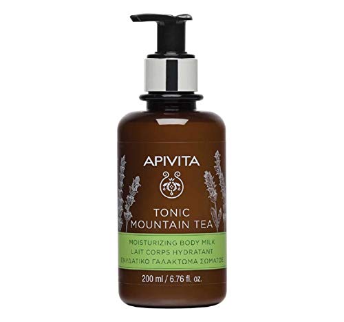 Apivita Tonic Mountain Tea Moisturizing Latte Idratante Ed Energizzante Corpo, 200 Ml