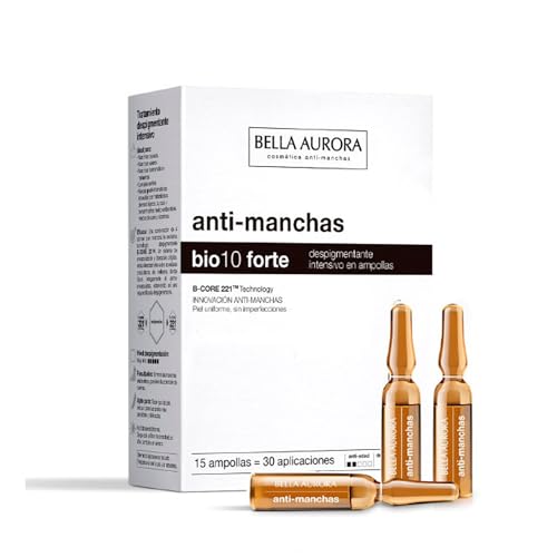 Bella Aurora, Pigmentstop Bio10Forte, Trattamento Intensivo Anti-Macchie Scure, Trattamento Depigmentante, Serum Per Le Macchie Scure Del Viso, Depigm