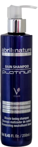 Abril Et Nature - Shampoo Viola Neutralizzante Platinum- 250 Ml - Per Neutralizzare I Capelli Grigi O Decolorati - Anti Giallo