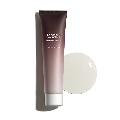 Haruharu Wonder Black Riso Soft Peeling Gel 3.4 Fl Oz (100Ml), Esfoliazione Completa, Idratante E Nutriente, Rimozione Delle Cellule Morte, Olio Di La