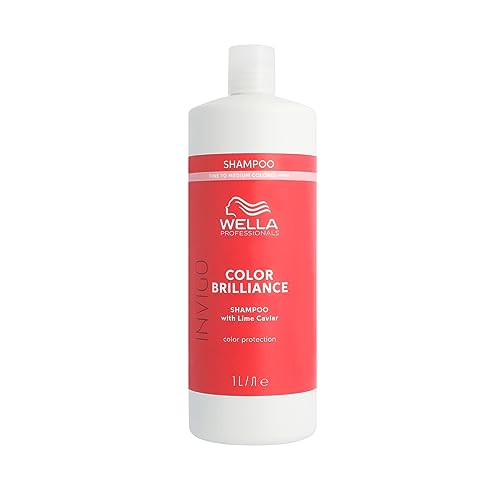 Wella Professionals Invigo Color Brilliance Shampoo, Protezione Colore E Luminosità, Per Capelli Sottili E Normali 1L