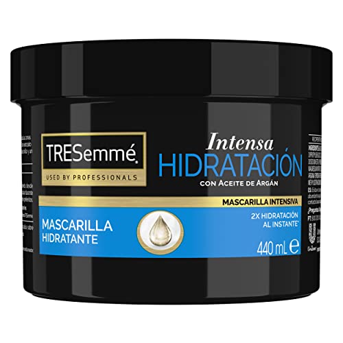 Tresemmé Maschera Intensiva Idratante Per Capelli Secchi O Danneggiati Con Olio Di Argan E Vitamina E, Nutre E Rinforza 440 Ml