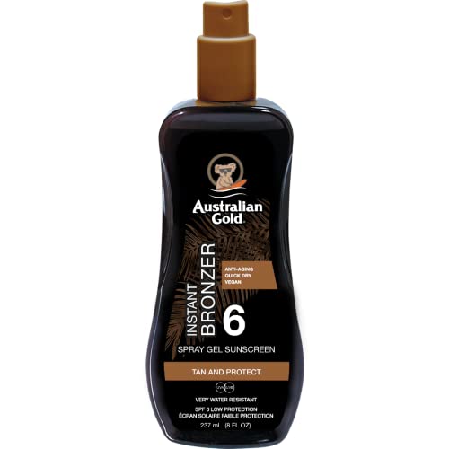 Australian Gold Spray Spf 6 Bassa Con Protezione Concia Agente 237 Ml