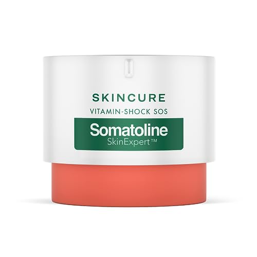 Somatoline Skinexpert, Skincure Vitamin Shock Sos, Crema Viso Illuminante, Con Vitamina C, 40Ml