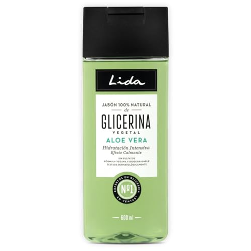 Jabón 100% Natural Glicerina Y Aloe Vera 600 Ml