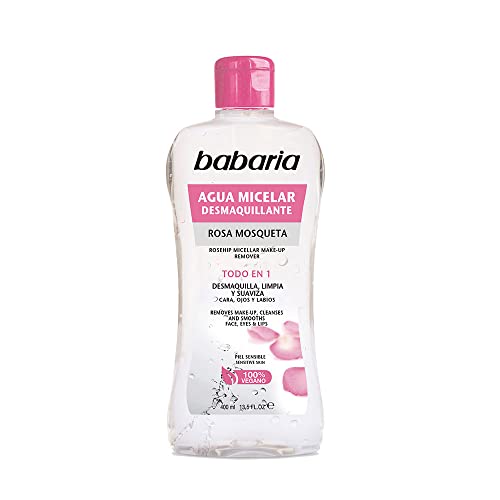 Babaria ? Agua Micelar Suave Con Aceite Rosa Mosqueta - 400 Ml