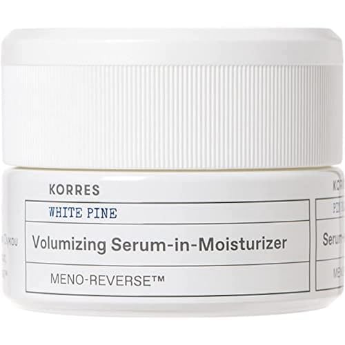 Korres White Pine Meno Reverse - Crema Volumizzante Per Pelli Miste Normali - Mature Dopo La Menopausa, Vegana, 40 Ml