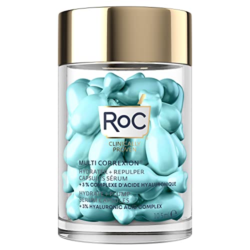 Roc - Multi Correxion Hydrate + Plump Serum Capsules - Maximum Plumping Power - Per L'Idratazione Della Pelle - 30 Ct