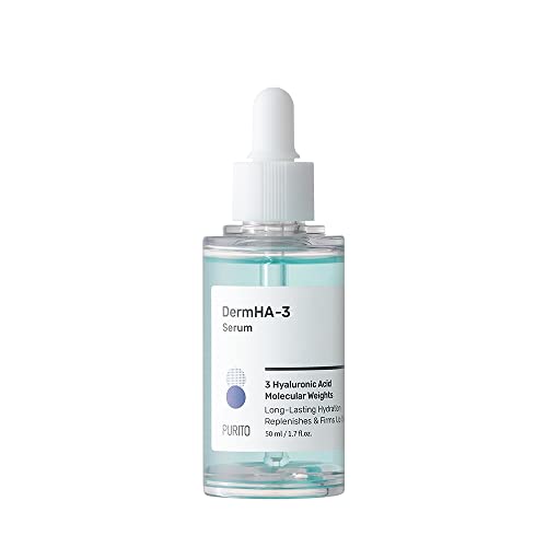 Purito Dermha-3 Siero 50 Ml Siero Viso, Acido Ialuronico, Bluastro