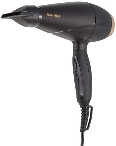 Babyliss 6704E Secador Negro, Oro 2000 W