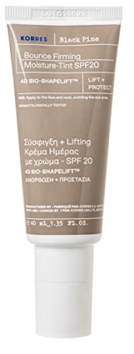Korres Black Pine 4D Bioshapelift Crema Idratante Rassodante Colorata Spf20 Vegana 40 Ml