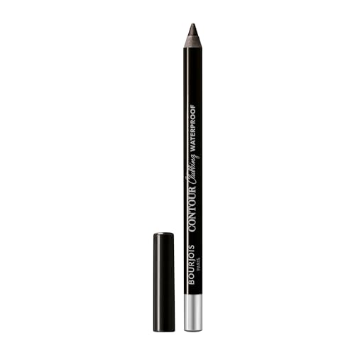 Bourjois Paris Contour Clubbing Matita Occhi Waterproof, Texture Scorrevole E Morbida, Formula Con Oli Di Jojoba, No. 54 Ultra Black, 1.2G