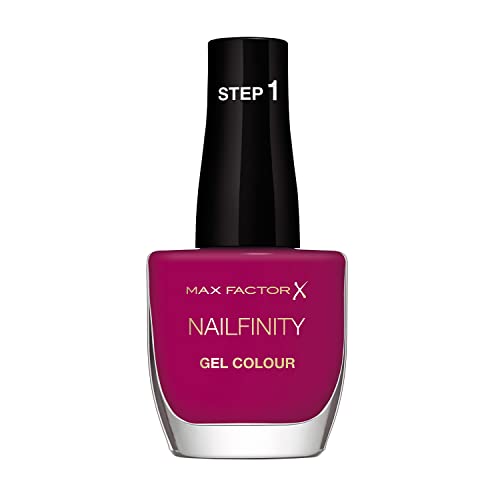 Max Factor Smalto Unghie Nailfinity Gel Colour, Smalto A Lunga Tenuta Effetto Gel, 340 Vip