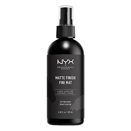 Nyx Professional Makeup Setting Spray, Spray Fissante A Lunga Tenuta, Formula Vegana, Finish Matte, Maxi Formato, 180 Ml