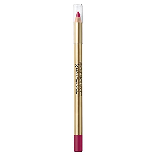 Max Factor, Colour Elixir Lip Liner, Matita Labbra Lunga Durata, Colore Intenso, 50 Magenta Pink