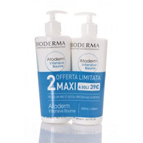 Bioderma Pelli Secche Atoderm Intensive Baume Lenitivo Bipack 2X500 Ml Promo