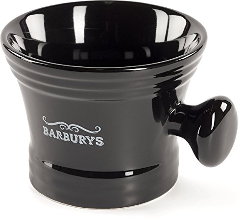 Rasiermug Barburys Garibaldi Porzellan Schwarz Rasierschale Aus Porzellan Schwarz