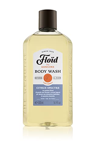 Floïd Citrus Spectre Body Wash (500 Ml), Gel Doccia Per Uomini Pulisce, Idrata E Chiarisce Senza Seccarsi, Cura Nutriente Della Pelle Con Profumo Cald