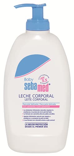 Sebamed Baby Leche Corporal 400Ml - Leche Corporal Hidratante Para La Piel Sensible Y Delicada Del Bebé, Indicada Para Uso Diario