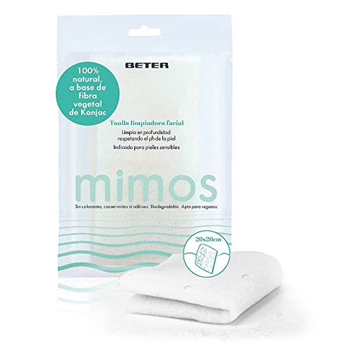 Mimos Toalla Limpiadora Facial, Konjac