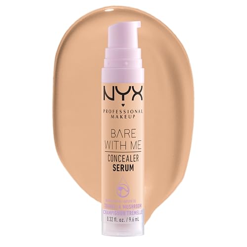 Nyx Professional Makeup Bare With Me, Siero Correttore, Naturale, Copertura Media, Beige, 9.6Ml