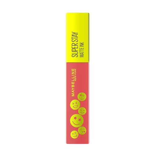 Maybelline New York Rossetto Liquido, Colore Intenso, Finish Extra Matte A Lunga Tenuta, No Transfer, Applicatore Di Precisione, Superstay Matte Ink M