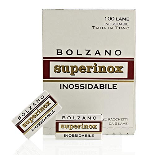 100 Lamette Da Barba Bolzano Superinox