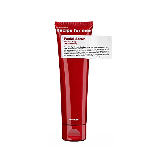Recipe For Men - Skin Care For Men | Facial Scrub | Facial Care For Normal And Oily Skin | 100Ml