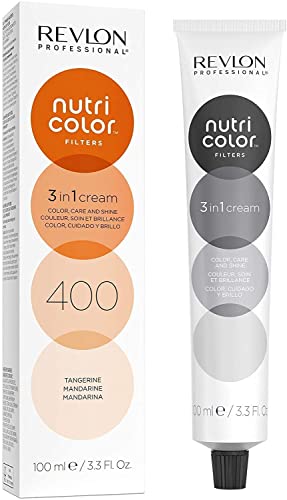 Revlon Professional Nutri Color Filters Maschera Colorata Capelli, Protettiva, Istantanea E Multidimensionale, Mandarino - 100 Ml