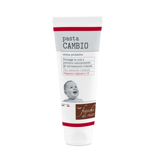 Fiocchi Di Riso - Pasta Cambio - 100Ml - Cambio Pannolino - Protegge E Previene Arrossamenti Cutanei Nelle Zone Intime Del Neonato.