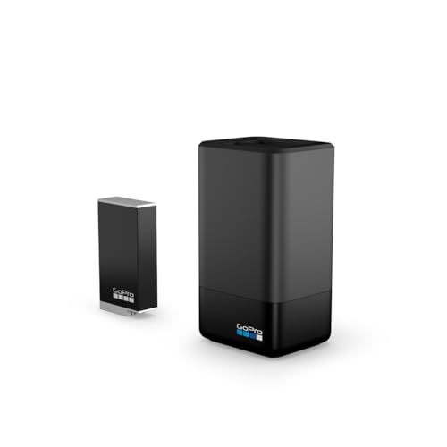 Gopro Dual Battery Charger + Enduro Battery (Max) - Accessorio Ufficiale Gopro