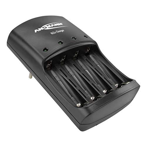 Ansmann Nizn Charger Caricabatteria - Caricatore Per Nizn Batterie - Pile Nichel-Zinco 1,6V Aaa - Aa - Mignon - Micro