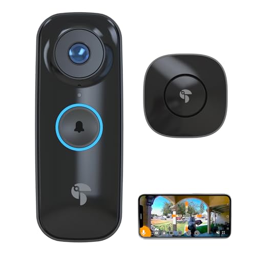 Toucan Wireless Video Doorbell Pro With Radar Motion Detection