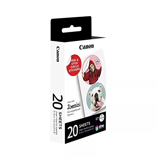 Canon Carta Fotografica Zink Zp-2030-2C-20 Exp Hb