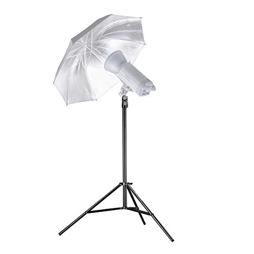 Walimex Pro Air 280 Supporto Per Luce 280Cm - Treppiede Con Sospensione Pneumatica Altezza Max 280 Cm, Carico 6 Kg, Molto Robusto, In Alluminio, Per S