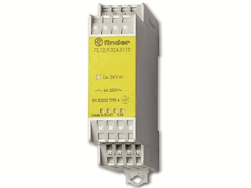 Finder Serie 7S - Rele Modulare 7S 2 Contatto 6A 24V 1Na+1Nc