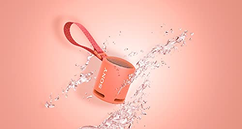 Sony Srs-Xb13 - Speaker Bluetooth Portatile, Resistente E Potente Con Extra Bass (Corallo)