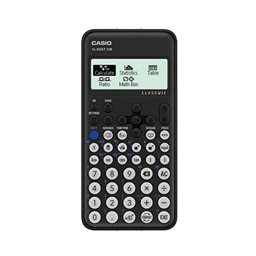 Nuovo Casio Fx-83Gtcw Calcolatrice Scientifica Nera