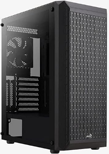 Caja Pc Aerocool Beam-G-Bk-V1 Midi-Tower, Tempered Glass Microatx/Atx/Miniitx