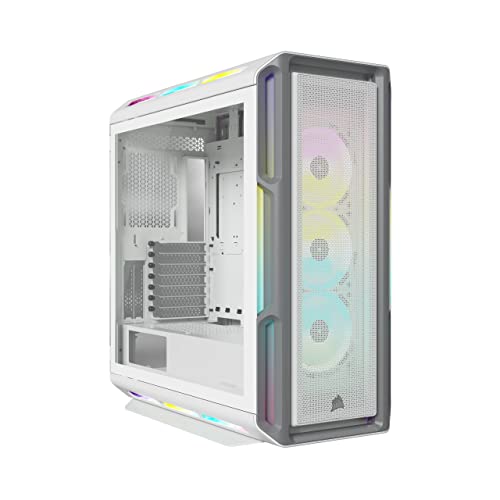 Corsair Icue 5000T Rgb, Case Mid Tower Atx, 208 Led Rgb Gestibili Singolarmente, Spazio Per Più Radiatori Da 360Mm, Cablaggi Facilitati, 3 Ventole Ll1