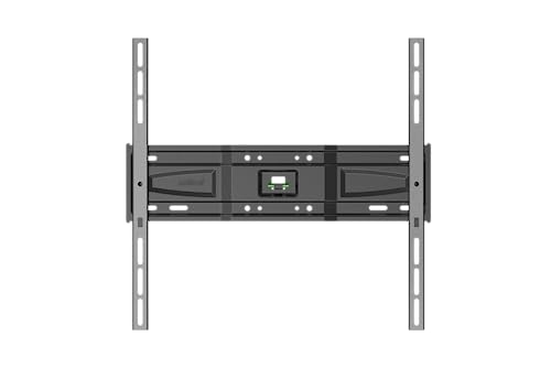 Meliconi Slimstyle Plus 400 S, Supporto Tv Parete Fisso Ultra Sottile Per Tv A Schermo Piatto Da 40" A 82", Staffa Tv Con Vesa 200-300-400, Portata 50