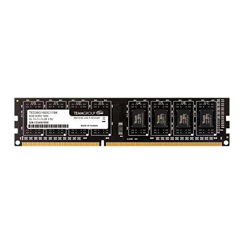 Team Group Elite Cl11 Memoria Ddr-Iii 8 Gb, Pc 1600 Mhz, Argento