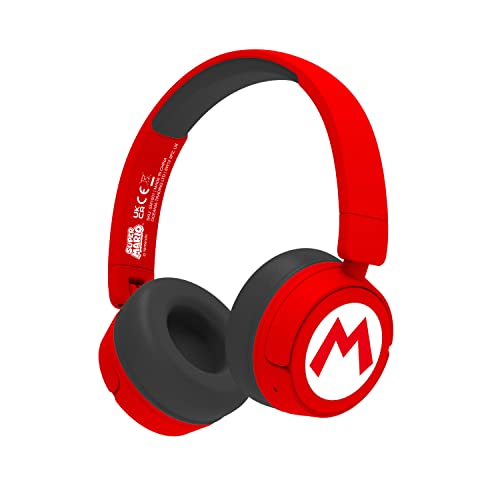 Otl Technologies Sm1016 Super Mario Cuffie Wireless Bambini - Rosso