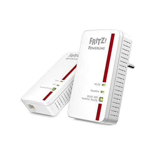 Avm Fritz!Powerline 1240E Wlan Set (1200 Mbit/S) - Adatto Per Powerline 1000 Serie